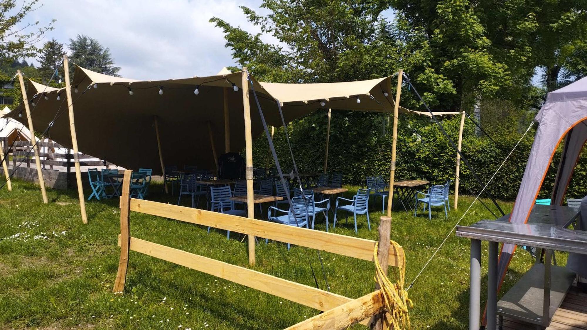Camping Le Hameau Des Pecheurs Novalaise Exterior foto